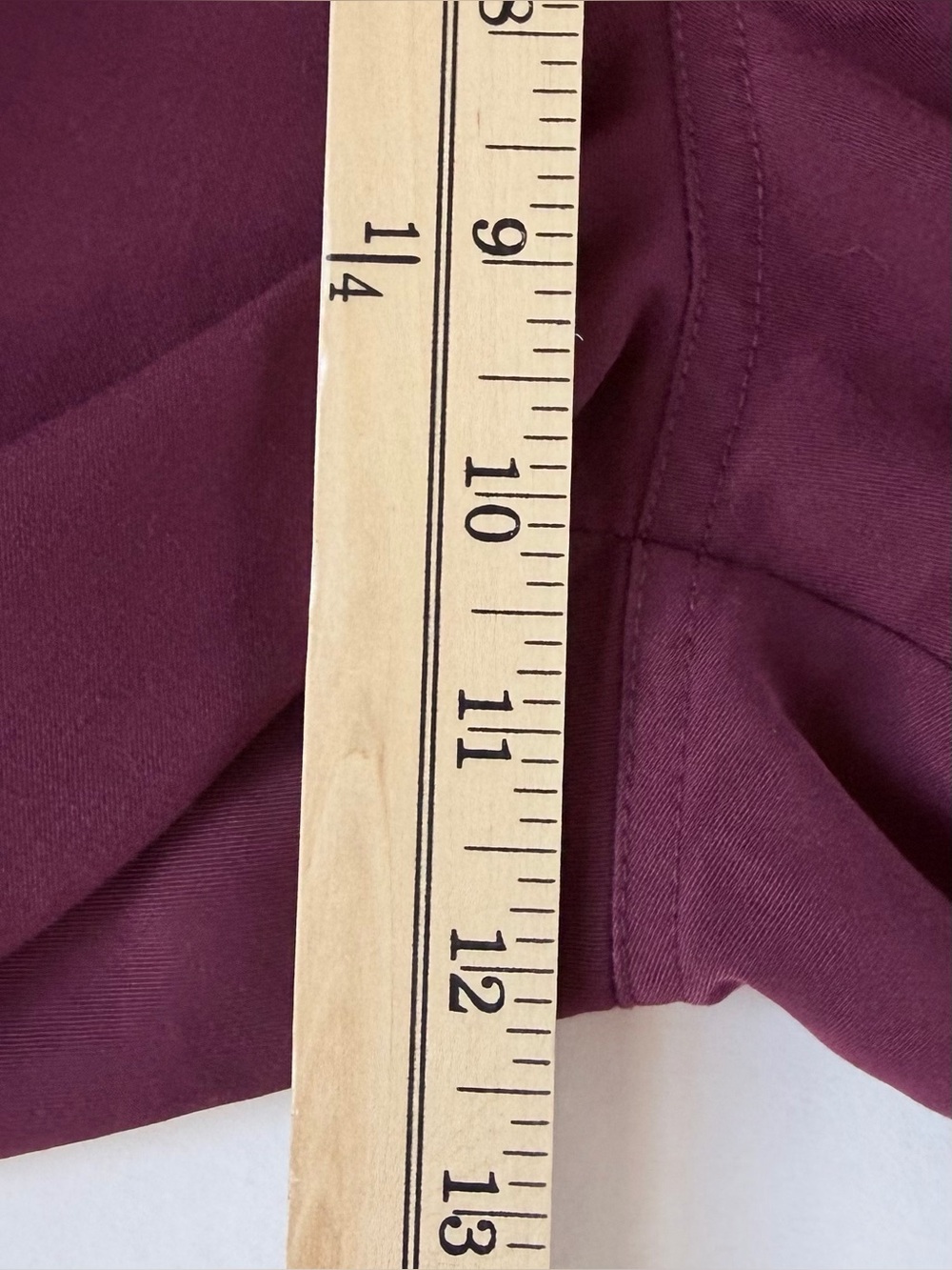 FIGS Kade Straight-Leg Cargo Scrub Pant - Medium Petite - Burgundy - Picture 8 of 9